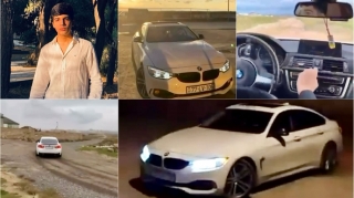 Автохулиган без водительских прав сел за отцовский BMW - 77-LV-106 - ВИДЕО 