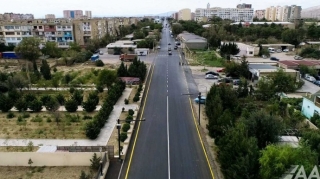 Qaradağda bu il 20 kilometr uzunluğunda küçə təmir olunub  - VİDEO - FOTO