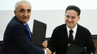 UNEC-lə "Xəzər Media Mərkəzi" arasında əməkdaşlıq memorandumu İMZALANDI - FOTO 