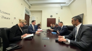 Nazir Rəşad Nəbiyev İtan Klayn ilə görüşüb 