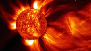 Günəşdə növbəti güclü partlayış baş verib 