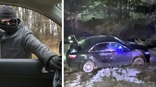 Sərxoş şəxs oğurladığı avtomobillə qəza törədib - VİDEO 