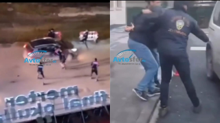 Polisin əmrinə tabe olmayan sürücüyə atəş açıldı – ANBAAN VİDEO 