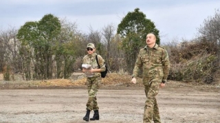 İlham Əliyev və Mehriban Əliyeva Hadrutda 