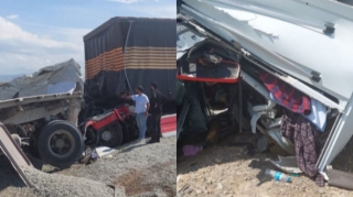 Göygöldə TIR-la "KamAZ" toqquşub, ölən var   - FOTO