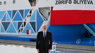 "Zərifə Əliyeva" gəmi-bərəsi istismara verildi - FOTOLAR 