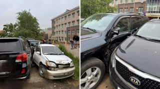 Yeniyetmə “Prado” ilə qəza törədib 5 avtomobili əzdi – Polis araşdırmaya başladı – FOTO - VİDEO 