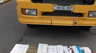 Yük maşınlarından qanunsuz siqaret və dərman aşkarlanıb  - FOTO 