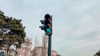 Hövsanın əsas yollarından birində ilk dəfə svetoforlar quraşdırılıb - FOTO 