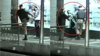 İranda polisdən görünməmiş QƏDDARLIQ: Qadını yumruq və təpiklə döydü   - VİDEO