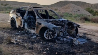 Goranboyda "BMW" alışıb yandı 