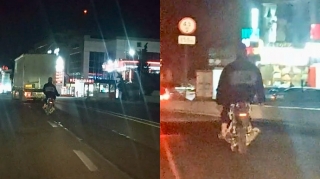 Moped sürən gənc yolun ortasında rəqs edib “şou” göstərdi   - VİDEO