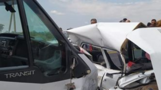 Sumqayıtda iki avtomobil toqquşub, 64 yaşlı sürücü ölüb 