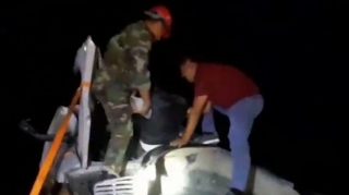 Hacıqabulda aşan "Kamaz"dan 1 nəfər xilas edilib  - VİDEO