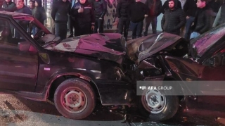 Gəncədə qəza olub, ölən var   - FOTO