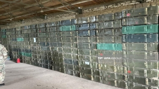 Xocalıda silah-sursat anbarı aşkarlanıb  - VİDEO