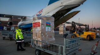 Mehriban Əliyevanın göstərişi ilə daha bir humanitar yardım təyyarəsi Türkiyəyə yola düşür 