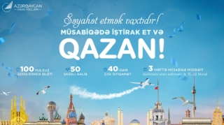 Pulsuz səyahət imkanı:  AZAL 100 ödənişsiz aviabilet təqdim edir