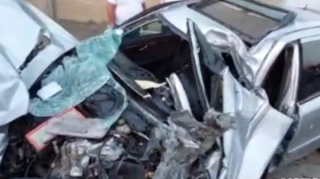 Qazaxda yol qəzası baş verib, ölən və yaralananlar var  - VİDEO