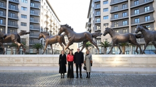 Prezident "Ağ Şəhər"dən paylaşım etdi  - VİDEO