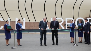 Prezident Laçın Hava Limanının açılışından görüntülər paylaşdı - VİDEO