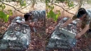 Laçın sakini illər sonra öz kəndlərində qardaşının məzarını tapdı  - VİDEO