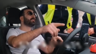 Yol polisləri taksi sürücüsünü şərləmək istədi, sürücü polisləri susdurdu - GİZLİ ÇƏKİLİŞ