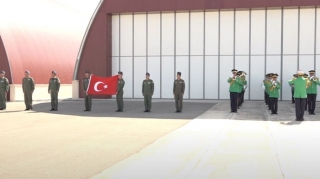 Türkiyə Silahlı Qüvvələrinin bir qrup hərbi qulluqçusu və aviasiya texnikaları Naxçıvana gedib - VİDEO 