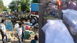 Bu ölkədə kütləvi qətliam:  500-ə yaxın dinc sakin doğranıb  - FOTO