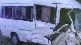 Avtobus qəzası:  1 nəfər öldü, 7 yaralı var