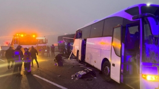 Türkiyədə ağır yol qəzasında 10 nəfər ölüb, 54 nəfər yaralanıb 