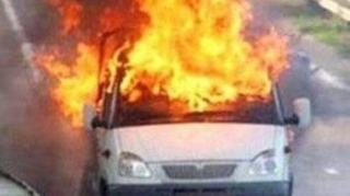 Xaçmazda yük avtomobili yandı , 1 nəfər xəsarət aldı 