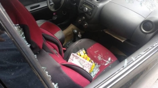 ATV-nin qarşısında kanalın əməkdaşının maşınını qarət etdilər - FOTO 