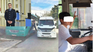 Дорожная полиция отреагировала на вождение автобуса 15-летним мальчиком - ВИДЕО 