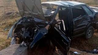 В Загатале произошло ДТП, есть погибший и пострадавший 