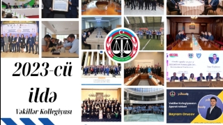 Vəkillər Kollegiyasının 2023-cü il üzrə fəaliyyəti barədə - HESABAT 