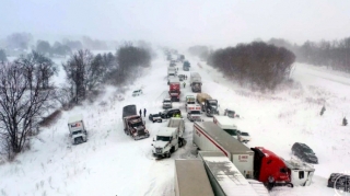 Şimal Karolinada qar kabusu: 1000-dən çox qəza, iki ölü 