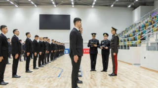 Vilayət Eyvazov Gəncədə qəbul və sıra baxışı keçirdi - 362 nəfəri polisə işə götürdü - VİDEO    