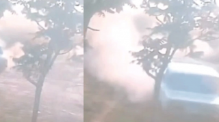 В Саатлы автомобиль насмерть сбил пешехода - ВИДЕО