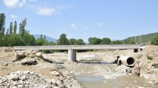 Qubada selin uçurduğu körpünün yerində yenisi inşa olunub