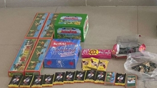 Şəmkirdə partlayıcı pirotexniki vasitələr satan şəxs saxlanılıb  - FOTO