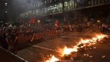 Nümayişçilərlə polis arasında toqquşmalar baş verib - Braziliyada