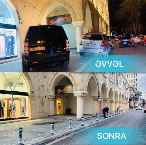 BNA-nın qoyduğu tumbalar piyadaların işini necə asanlaşdırır?  - FOTO