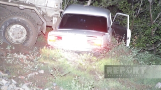 Laçın-Güləbird yolunda avtomobil qəzası: Xəsarət alan var   - FOTO