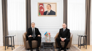 Vilayət Eyvazov gürcüstanlı həmkarı ilə görüşüb - FOTO - VİDEO