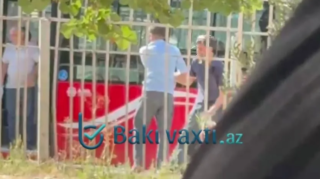 Bakıda avtobus sürücüsü DÖYÜLDÜ  - VİDEO