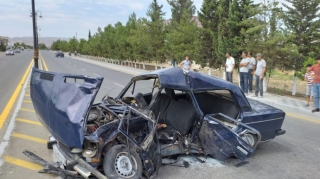 В Гаджигабуле столкнулись два автомобиля, 4 члена одной семьи получили травмы, один погиб - ФОТО - ОБНОВЛЕННЫЙ