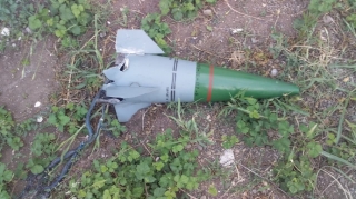 Qazaxda raket başlığı aşkar olunub - FOTO