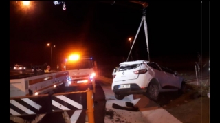 Yolda çıxan avtomobil aşdı: sürücü yerindəcə öldü - FOTOLAR 