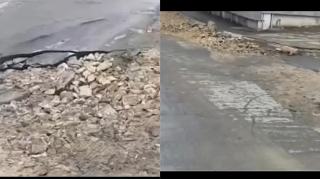 Qurumlar yolu qazıb, sonra bərpa etməyib; sakinlər narazıdır - VİDEO 